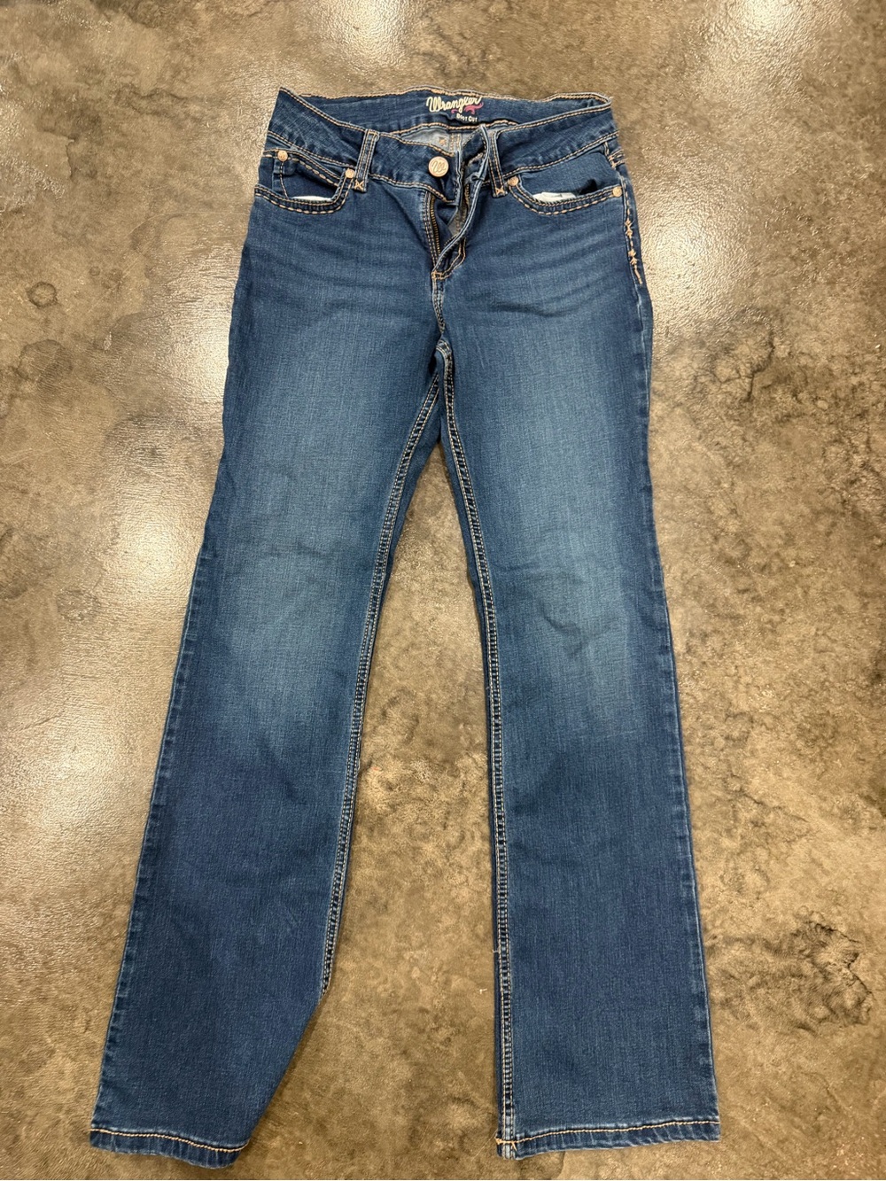 Wrangler Women's Boot Cut Jeans - Blue Wash